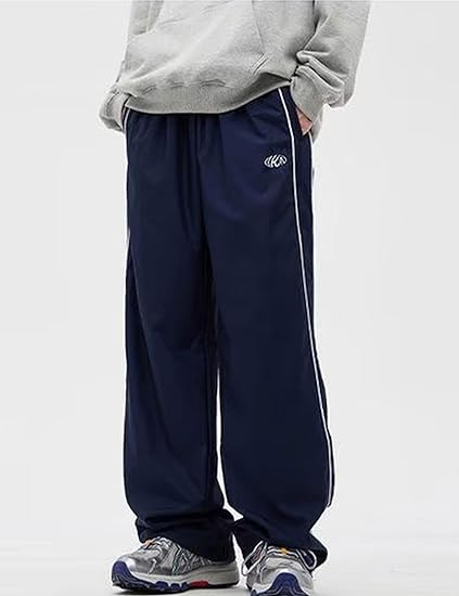 Y2K Baggy Track Streetwear Pants