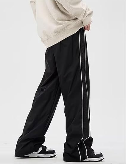 Y2K Baggy Track Streetwear Pants