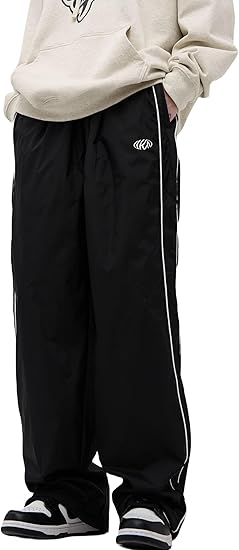 Y2K Baggy Track Streetwear Pants