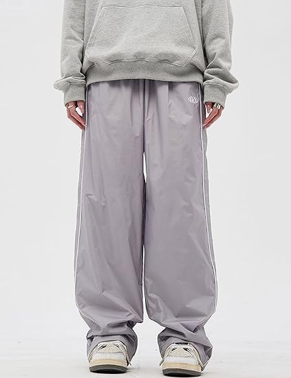 Y2K Baggy Track Streetwear Pants