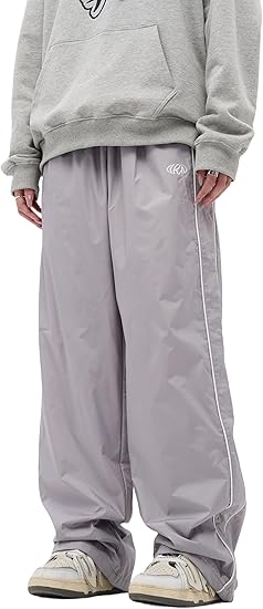 Y2K Baggy Track Streetwear Pants